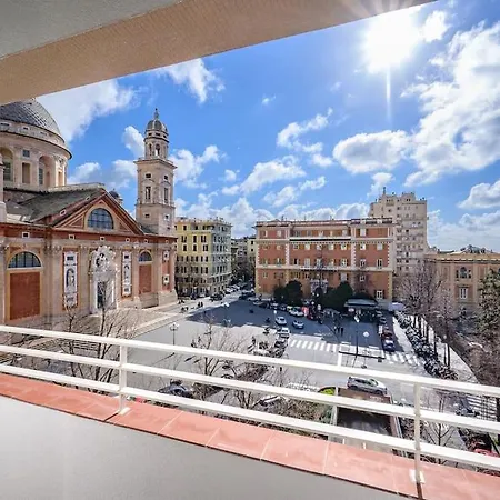 Apartamento Luxury Basilica & Sea View 36 - Genovainrelax Génova